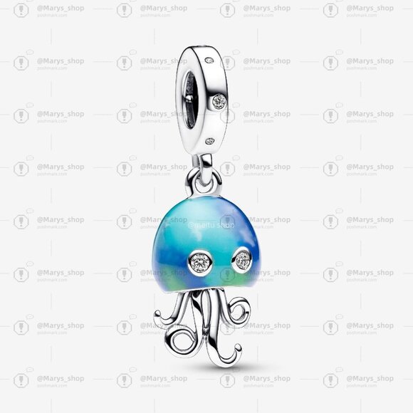 Pandora Colour-changing Jellyfish Dangle Charm - Picture 1 of 4